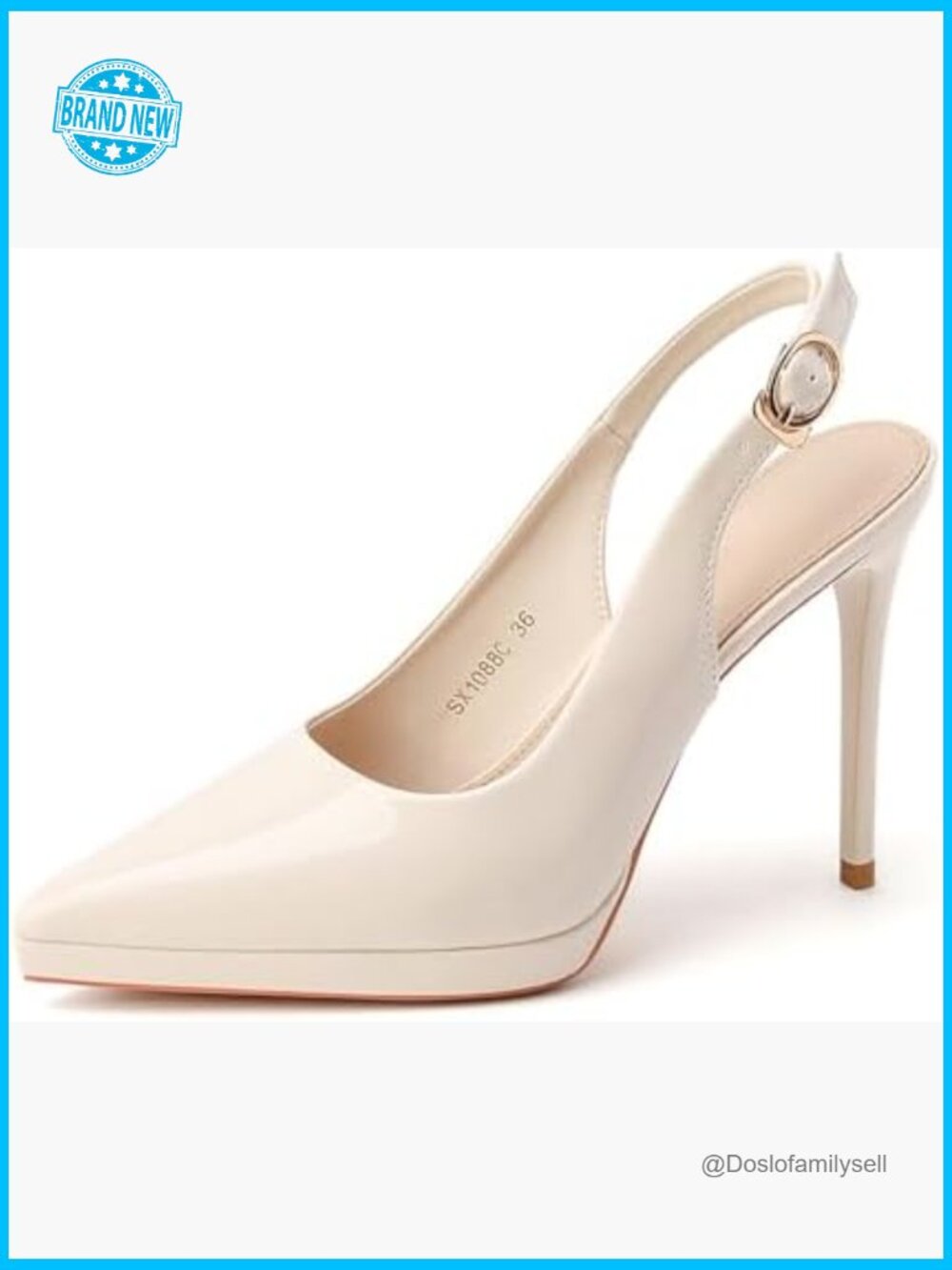 Patent Leather Stiletto Heels Pointed Toe Platform Pumps Party Dress Shoes